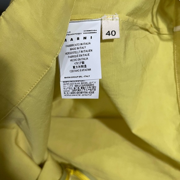 Marni Parachute linen skirt - Picture 7 of 7